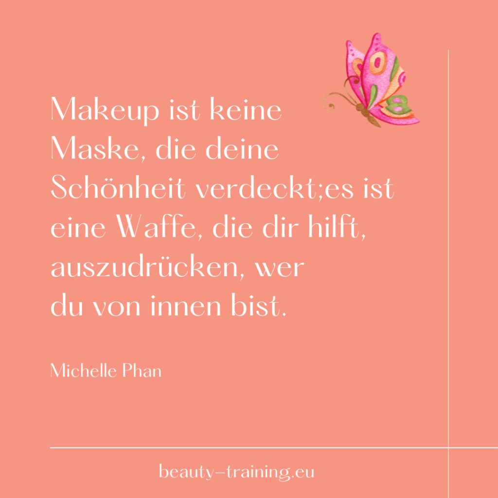 Michelle Phan - Zitat - Maske - Makeup
